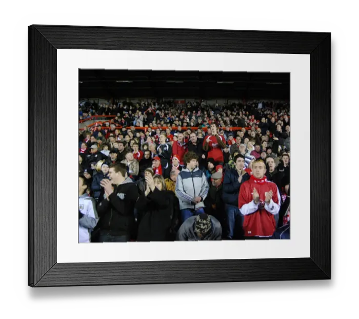 Framed Print : Passionate Bristol City FC Fans United Framed Print : Passionate Bristol City FC Fans United