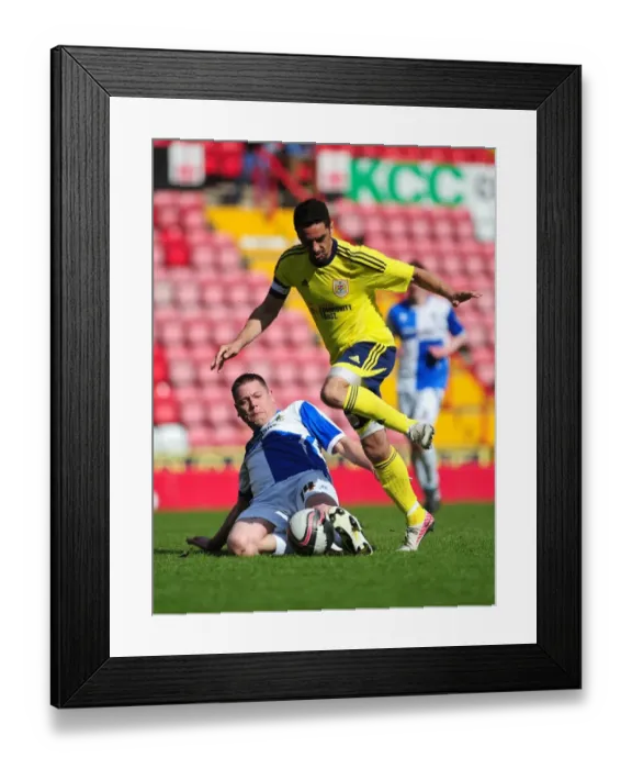 Framed Print : Passionate Clash: Bristol City vs. Bristol Rovers Derby - Season 11-12 Framed Print : Passionate Clash: Bristol City vs. Bristol Rovers Derby - Season 11-12