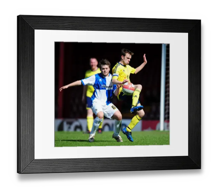 Framed Print : Intense Fans Derby: Bristol City vs. Bristol Rovers - Season 11-12