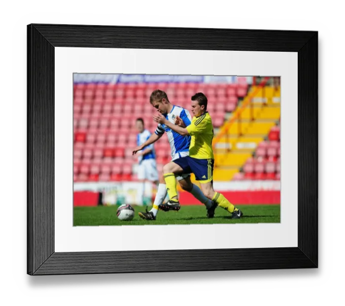 Framed Print : The Intense Derby Showdown: Bristol City vs. Bristol Rovers - Season 11-12