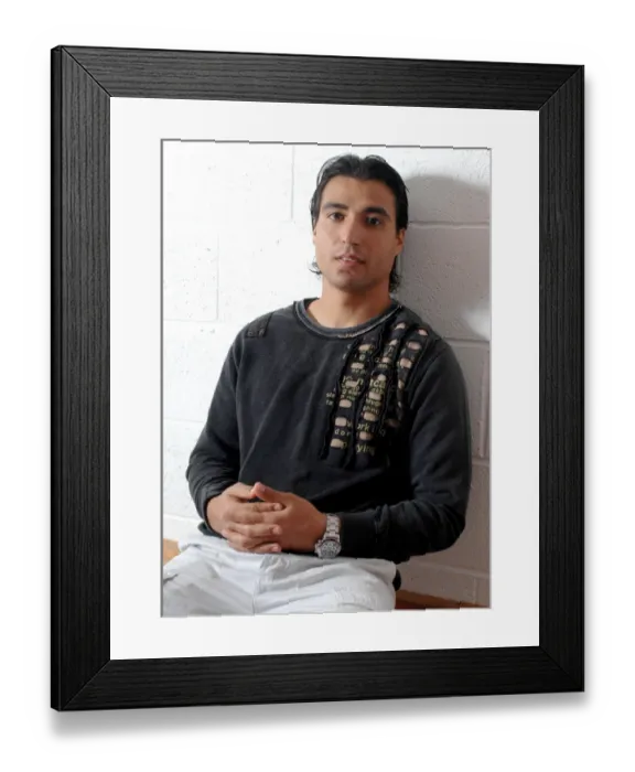 Framed Print : Nick Carle: A Focused Determination - Bristol City Portraits