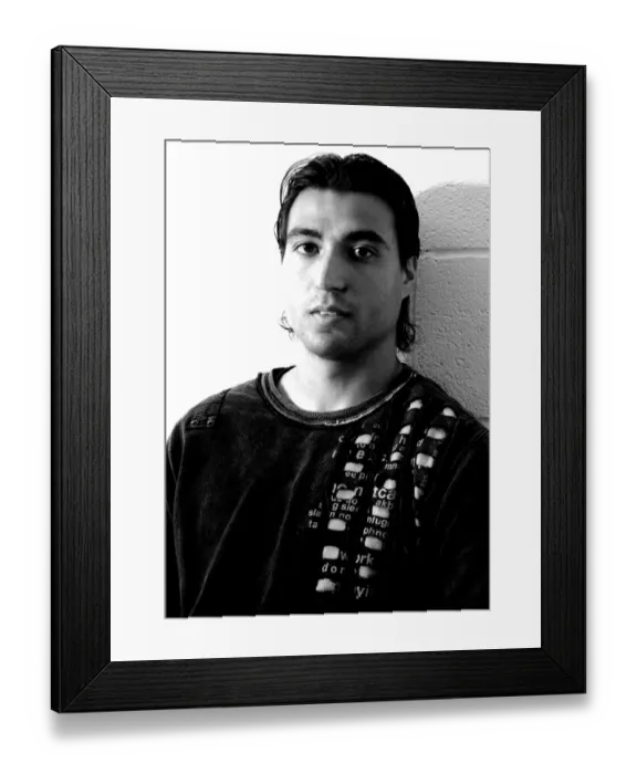 Framed Print : Nick Carle: A Portrait of Determination in Bristol City Football Club Colors