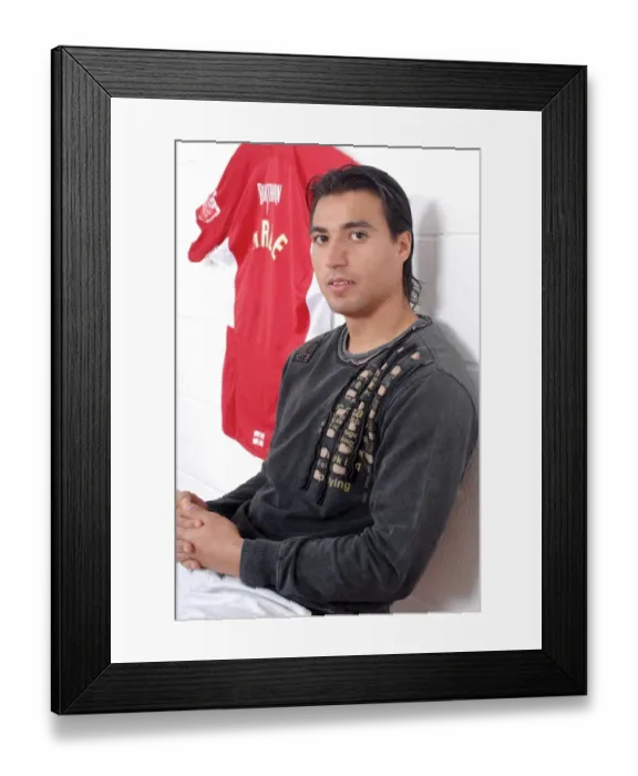 Framed Print : Nick Carle: A Focused Portrait from Bristol City Football Club Framed Print : Nick Carle: A Focused Portrait from Bristol City Football Club