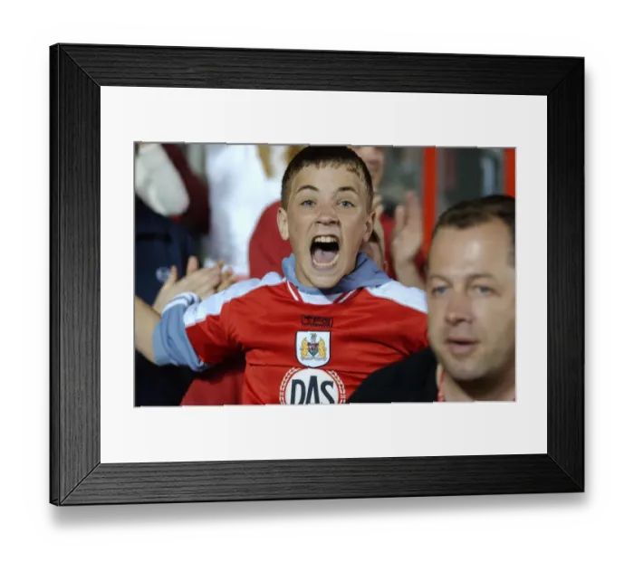 Framed Print : Bristol City FC: Unwavering Passion of the Devoted Fans Framed Print : Bristol City FC: Unwavering Passion of the Devoted Fans