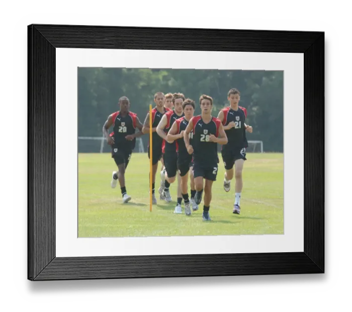 Framed Print : Behind the Scenes: 2006-07 Training Sessions at Bristol City Football Club