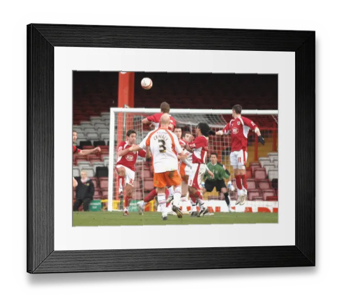 Framed Print : Bristol City V Blackpool Framed Print : Bristol City V Blackpool
