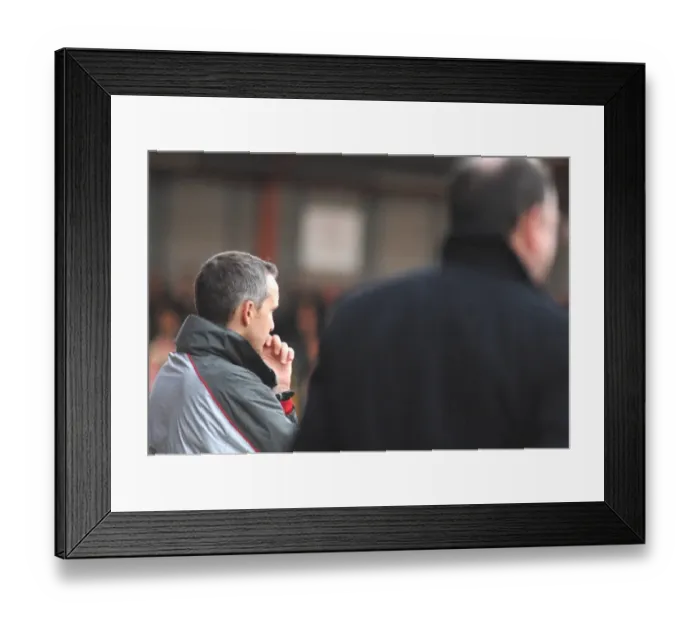 Framed Print : United in Action: Gary Johnson and Keith Millen Lead Bristol City Against Blackpool Framed Print : United in Action: Gary Johnson and Keith Millen Lead Bristol City Against Blackpool