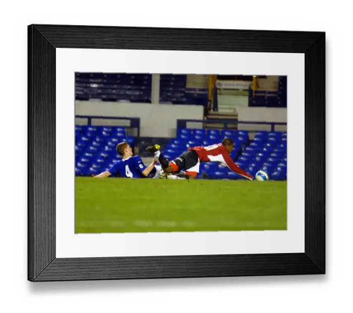 Framed Print : Tristan Plummer: Clash between Everton U18s and Bristol City U18s Framed Print : Tristan Plummer: Clash between Everton U18s and Bristol City U18s