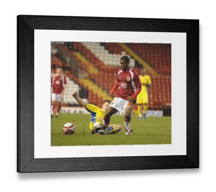 Framed Print : Tristan Plummer's Star Performance: Bristol City U18s vs Leeds Utd U18s Framed Print : Tristan Plummer's Star Performance: Bristol City U18s vs Leeds Utd U18s