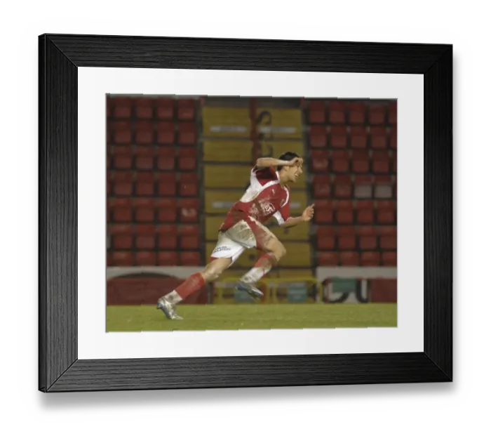 Framed Print : Thrilling Goal Celebration: Stambolziev Lights Up Bristol City U18s vs. Leeds U18s Framed Print : Thrilling Goal Celebration: Stambolziev Lights Up Bristol City U18s vs. Leeds U18s
