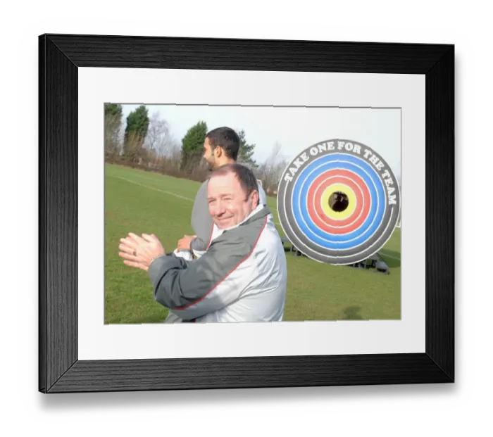 Framed Print : Bristol City Football Club: Take One For The Team - A Classic Moment