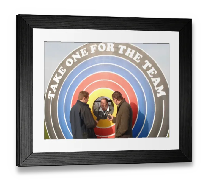 Framed Print : Take One For The Team: A Classic Moment in Bristol City Football History