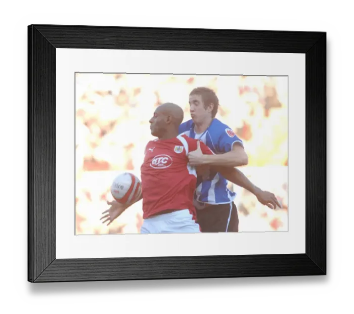 Framed Print : Dele Adebola Scores the Game-Winning Goal for Bristol City Against Sheffield Wednesday Framed Print : Dele Adebola Scores the Game-Winning Goal for Bristol City Against Sheffield Wednesday