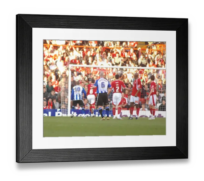 Framed Print : Basso in Action: Bristol City vs Sheffield Wednesday Framed Print : Basso in Action: Bristol City vs Sheffield Wednesday