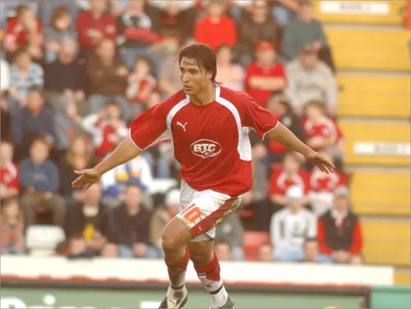 Nick Carle in Action for Bristol City Against Sheffield Wednesday