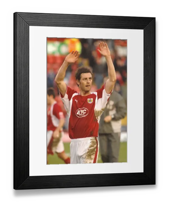 Framed Print : Intense Moment: Jamie McAllister in Action for Bristol City Against Sheffield Wednesday Framed Print : Intense Moment: Jamie McAllister in Action for Bristol City Against Sheffield Wednesday