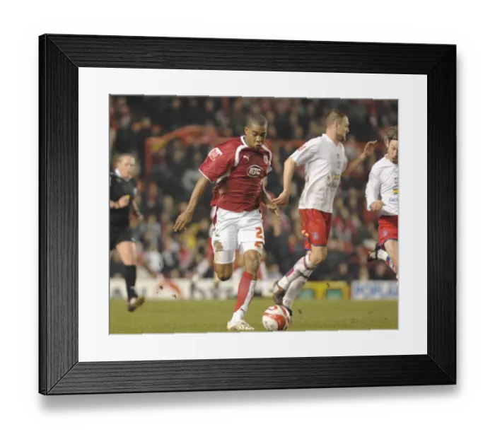 Framed Print : Marvin Elliott in Action: Bristol City vs. Crystal Palace Framed Print : Marvin Elliott in Action: Bristol City vs. Crystal Palace