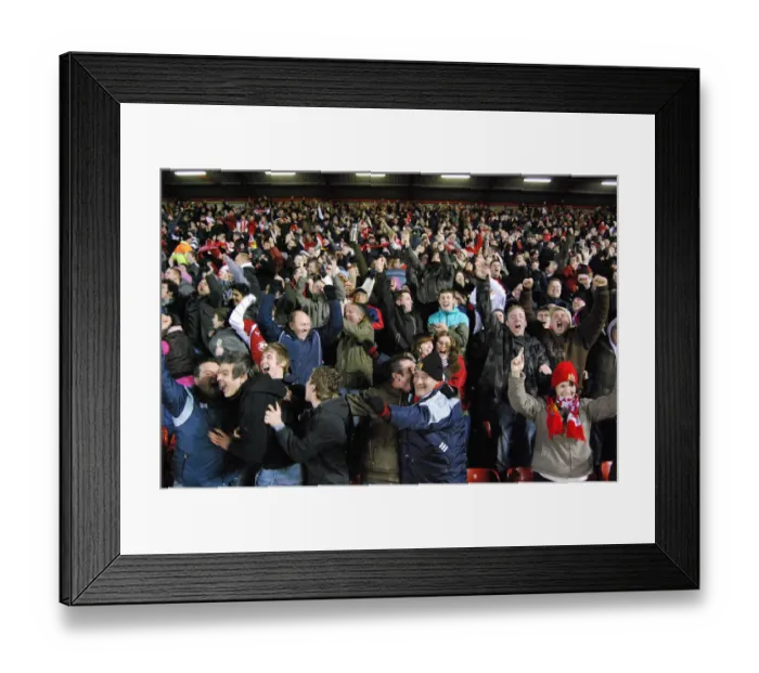 Framed Print : A Sea of Passionate Unity: Bristol City FC Fans Framed Print : A Sea of Passionate Unity: Bristol City FC Fans