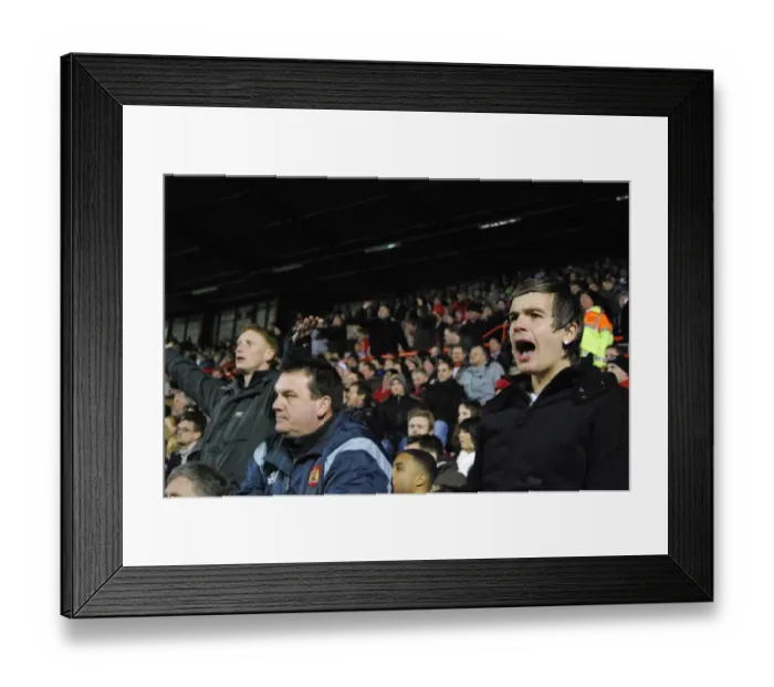 Framed Print : Sea of Passion: A United Front of Bristol City FC Fans