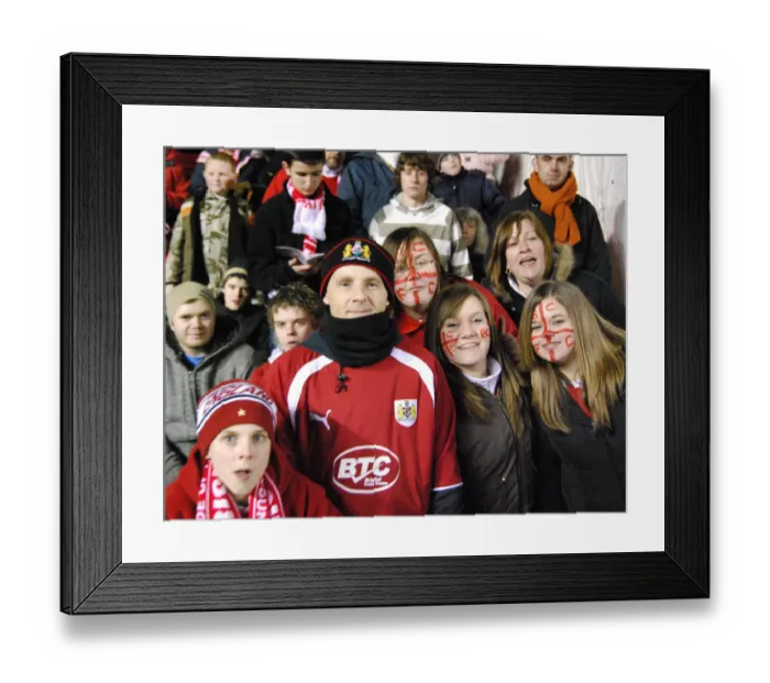 Framed Print : Bristol City FC: A Sea of Passionate Fans Framed Print : Bristol City FC: A Sea of Passionate Fans