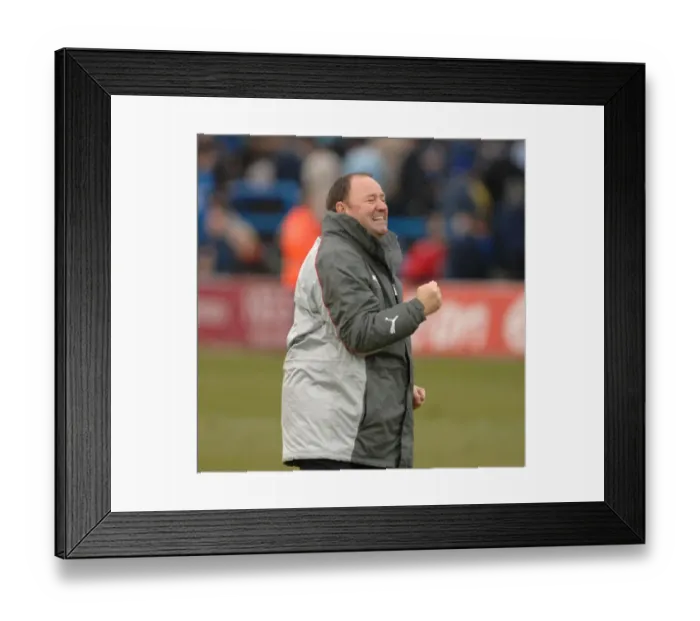 Framed Print : Gary Johnson in Action: Colchester United vs. Bristol City Framed Print : Gary Johnson in Action: Colchester United vs. Bristol City