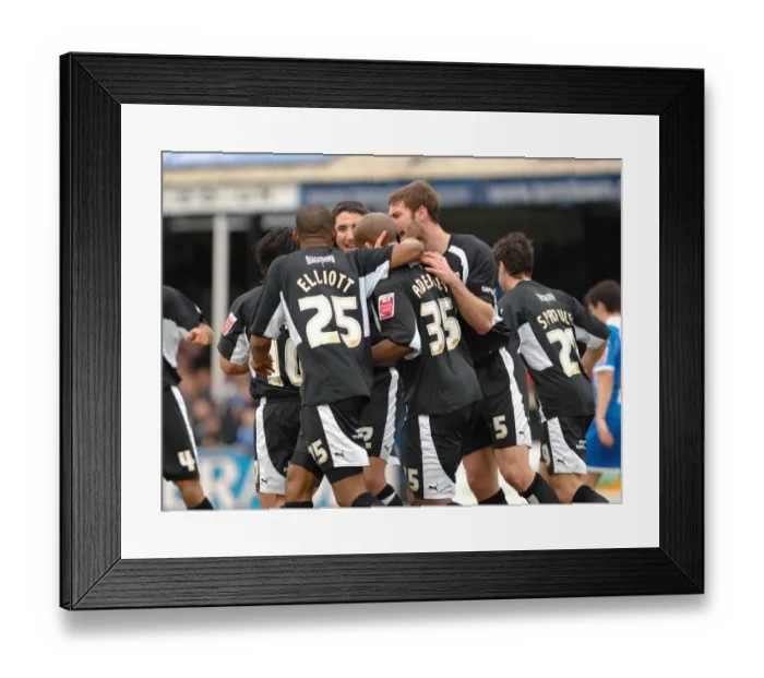 Framed Print : Bristol City FC: Triumphant Team Celebration After Winning Against Colchester United Framed Print : Bristol City FC: Triumphant Team Celebration After Winning Against Colchester United