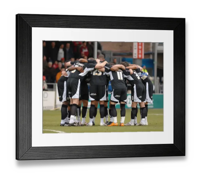 Framed Print : Group Huddle