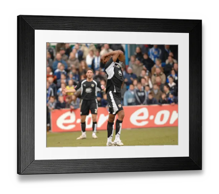 Framed Print : Marvin Elliott's Thrilling Goal: Colchester United vs. Bristol City Framed Print : Marvin Elliott's Thrilling Goal: Colchester United vs. Bristol City