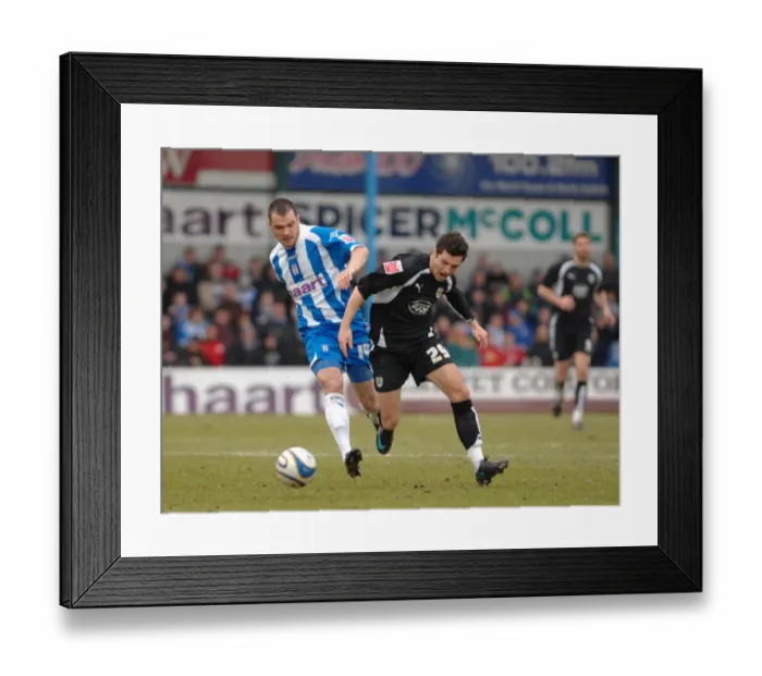 Framed Print : Ivan Sproule in Action: Colchester United vs. Bristol City