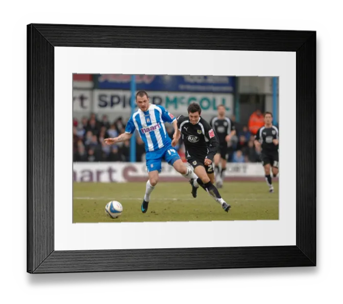 Framed Print : Ivan Sproule in Action: Colchester United vs. Bristol City Framed Print : Ivan Sproule in Action: Colchester United vs. Bristol City