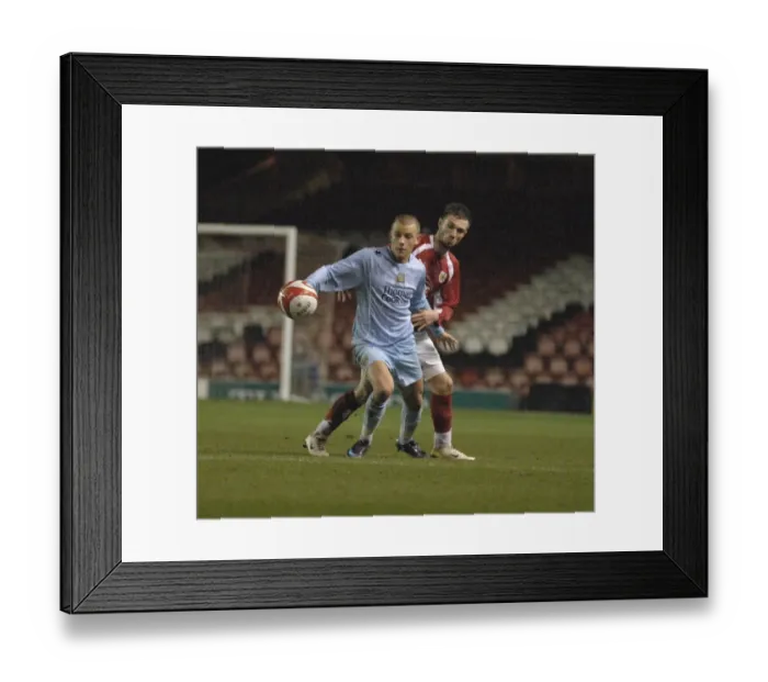 Framed Print : George Boon: Rising Star of Bristol City U18s Shines Against Manchester City U18s