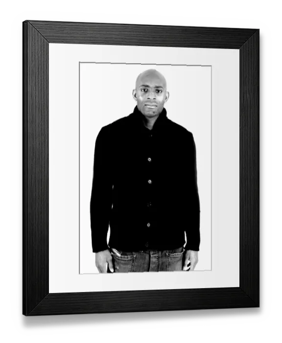 Framed Print : Bristol City Football Club: A Powerful Portrait of Dele Adebola