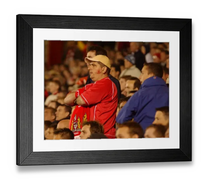 Framed Print : Bristol City FC: Unwavering Passion of the Devoted Fans
