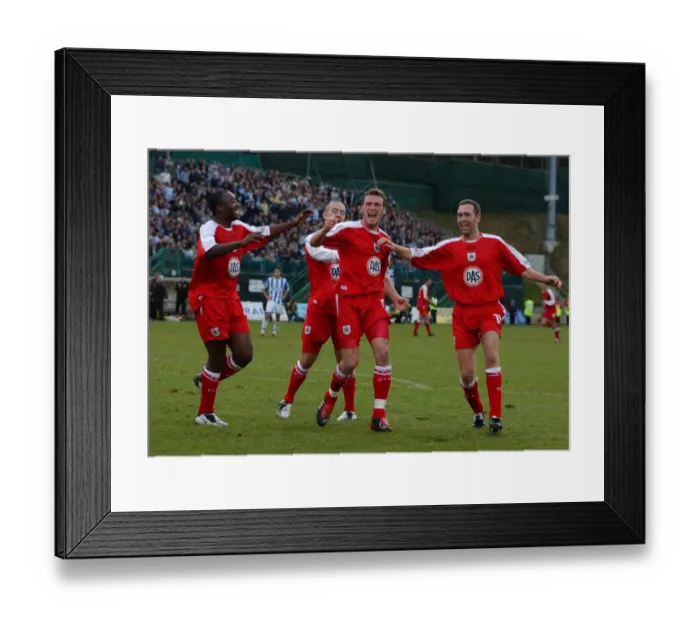 Framed Print : Bristol City FC: Euphoria Unleashed - Lee Miller's Unforgettable Goal (03-04 Season) Framed Print : Bristol City FC: Euphoria Unleashed - Lee Miller's Unforgettable Goal (03-04 Season)