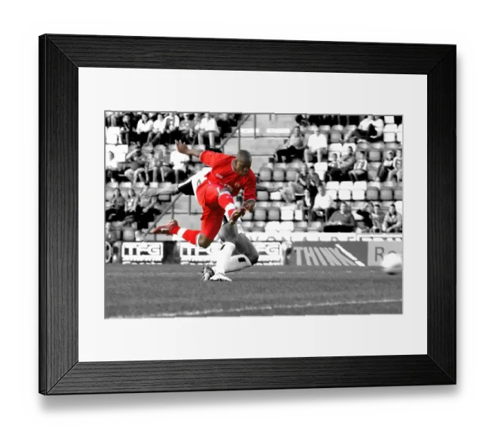 Framed Print : Leroy Lita Goal Framed Print : Leroy Lita Goal