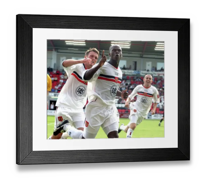 Framed Print : Leroy Lita in Action for Bristol City (04-05)