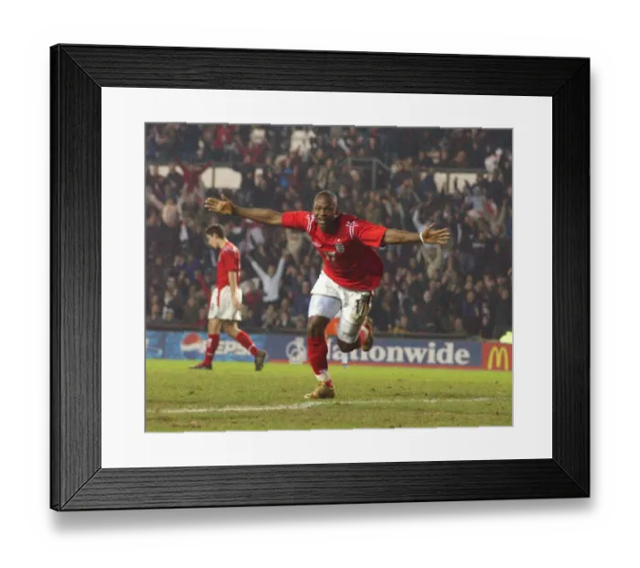 Framed Print : Leroy Lita in Action: Bristol City (04-05) Framed Print : Leroy Lita in Action: Bristol City (04-05)