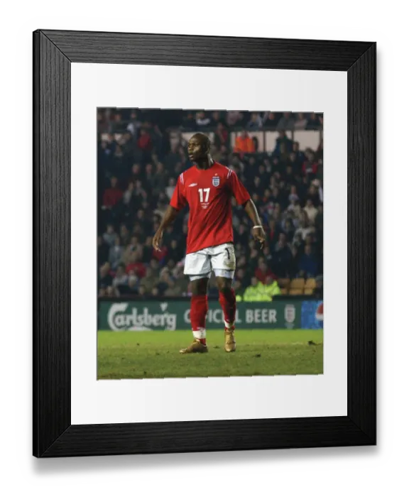 Framed Print : Leroy Lita in Action for England and Bristol City (04-05) Framed Print : Leroy Lita in Action for England and Bristol City (04-05)