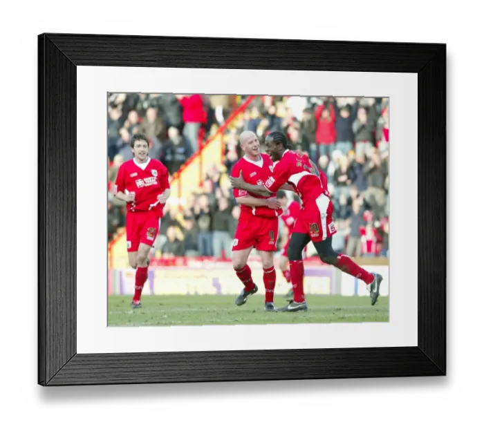 Framed Print : Unforgettable Triumph: Bristol City Football Club's Group Celebration (2005-06) Framed Print : Unforgettable Triumph: Bristol City Football Club's Group Celebration (2005-06)