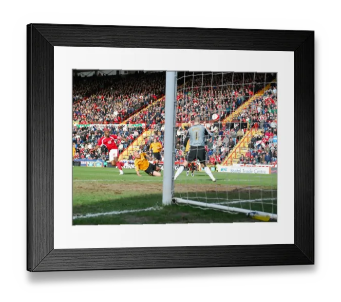 Framed Print : Dele Adebola Goal