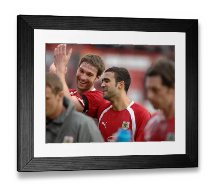 Framed Print : Bristol City's McCombe and Fontaine: A Defensive Duo in Action Against Hull City Framed Print : Bristol City's McCombe and Fontaine: A Defensive Duo in Action Against Hull City