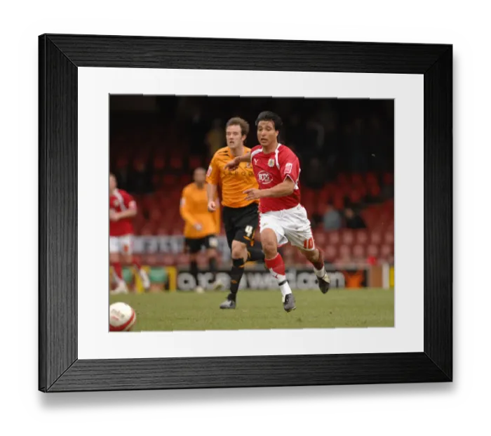 Framed Print : Bristol City's Nick Carle in Action Against Hull City Framed Print : Bristol City's Nick Carle in Action Against Hull City
