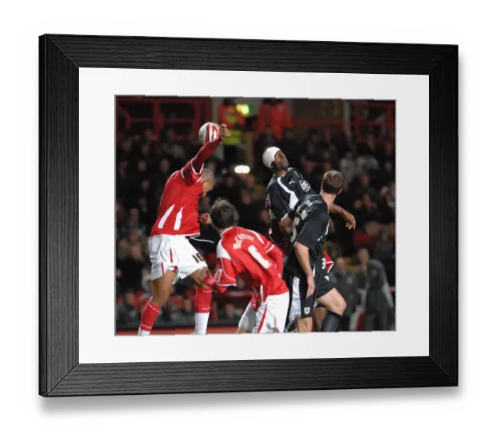 Framed Print : Dele Adebola in Action for Bristol City Against Charlton Athletic