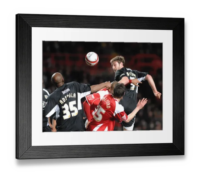 Framed Print : Jamie McCombe in Action for Bristol City against Charlton Athletic