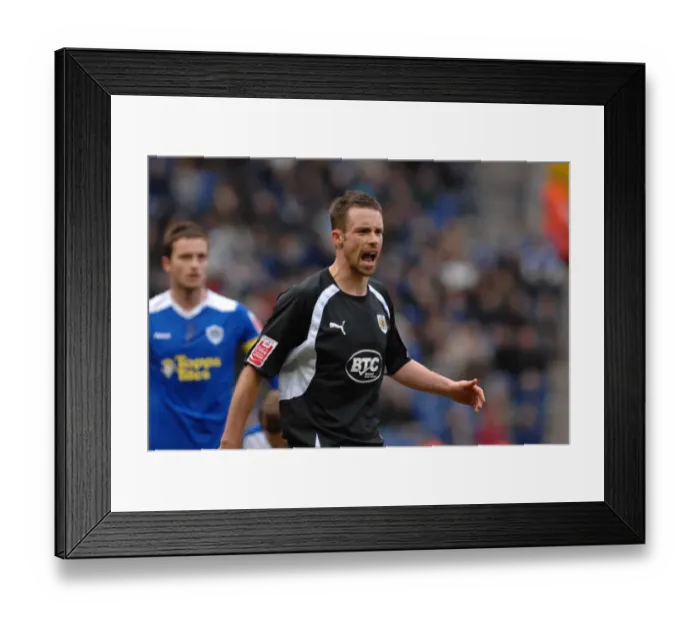 Framed Print : Football Rivalry: Michael McIndoe in Action - Leicester City vs. Bristol City Framed Print : Football Rivalry: Michael McIndoe in Action - Leicester City vs. Bristol City