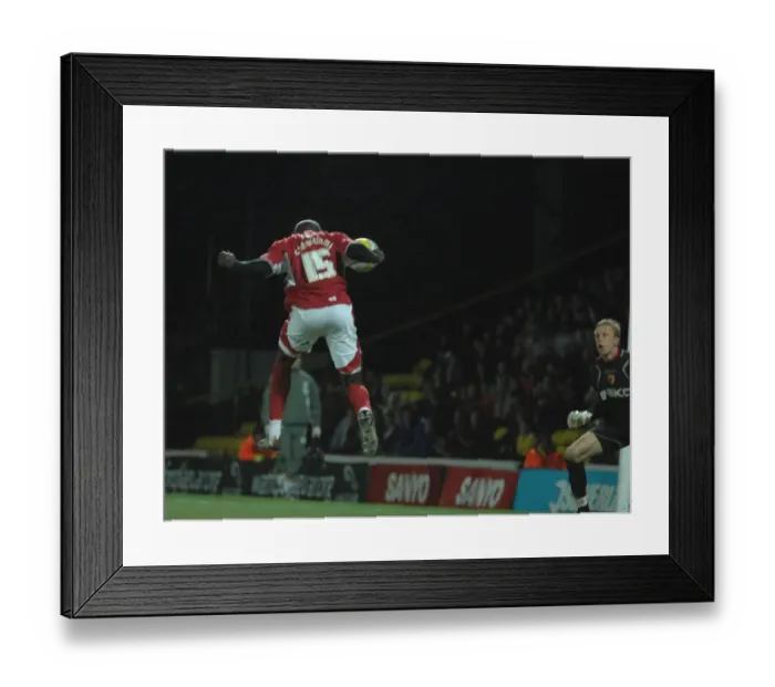 Framed Print : Enoch Showunmi Goal