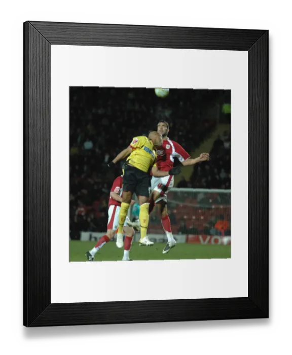 Framed Print : Liam Fontaine in Action: Watford vs. Bristol City Framed Print : Liam Fontaine in Action: Watford vs. Bristol City