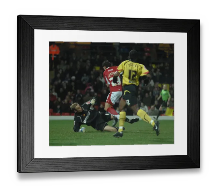 Framed Print : Ivan Sproule in Action: Watford vs. Bristol City - A Football Battle Framed Print : Ivan Sproule in Action: Watford vs. Bristol City - A Football Battle