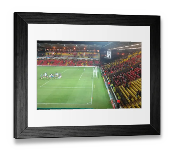 Framed Print : Watford vs. Bristol City: A Football Rivalry - Season 07-08 Framed Print : Watford vs. Bristol City: A Football Rivalry - Season 07-08