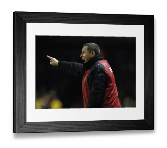 Framed Print : Adie Boothroyd Focused: Bristol City vs Watford Football Showdown Framed Print : Adie Boothroyd Focused: Bristol City vs Watford Football Showdown